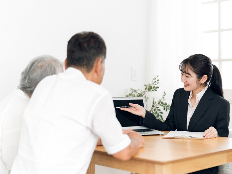 お客様とのお打ち合わせ